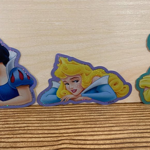 Disney Sandylion Princesses Vending Machine Stickers Snow White Aurora Belle - Picture 5 of 8